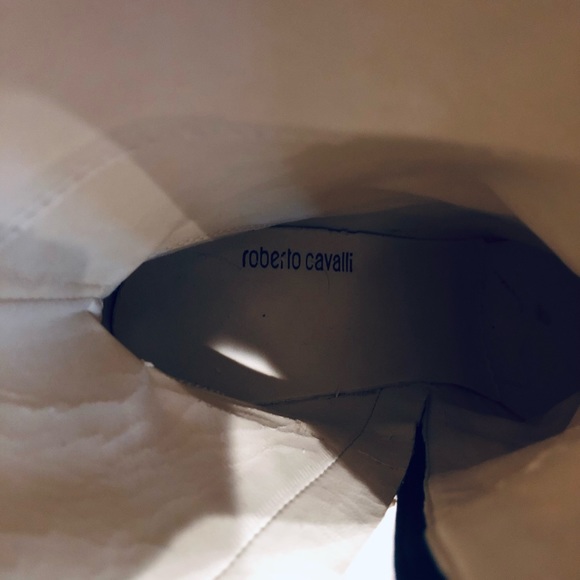 Roberto Cavalli Knee High Boots Leopard soooo Hot size-7 1/2 m NWOT - Picture 5 of 5